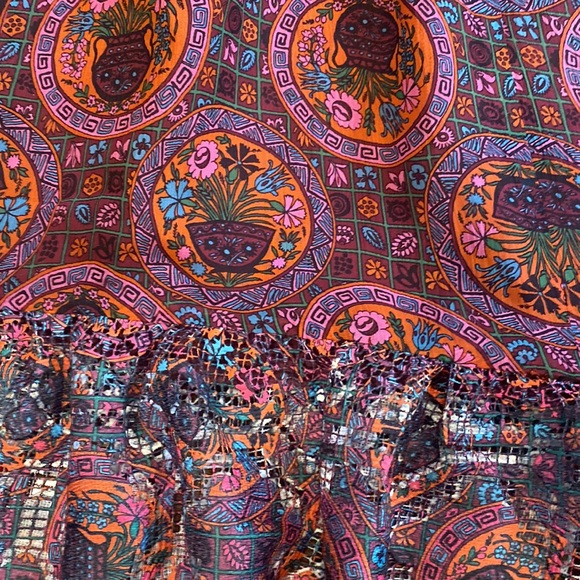 Anna Sui Printed Plant Dress - Picture 13 of 14